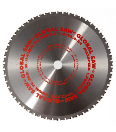 Circular saw blade for cutting steel, GLOBAL SAW 305 x 2.2/1.8 x 25.4mm / 54T CERMET