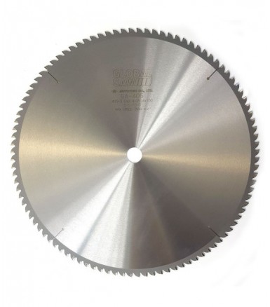 Circular saw blade for cutting aluminum and other non-ferrous metals GLOBAL SAW 405 x 3.0/2.4 x 25.4mm / 100T CERMET