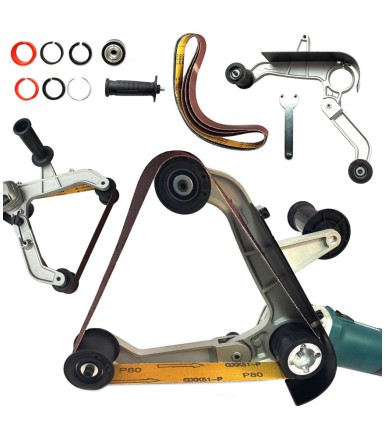 Glob Tools pipe grinding attachment for 40x760mm belt GT01-00