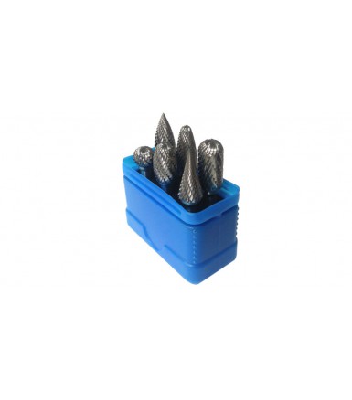 Set of tungsten carbide burrs (rotary burrs) 12x60mm